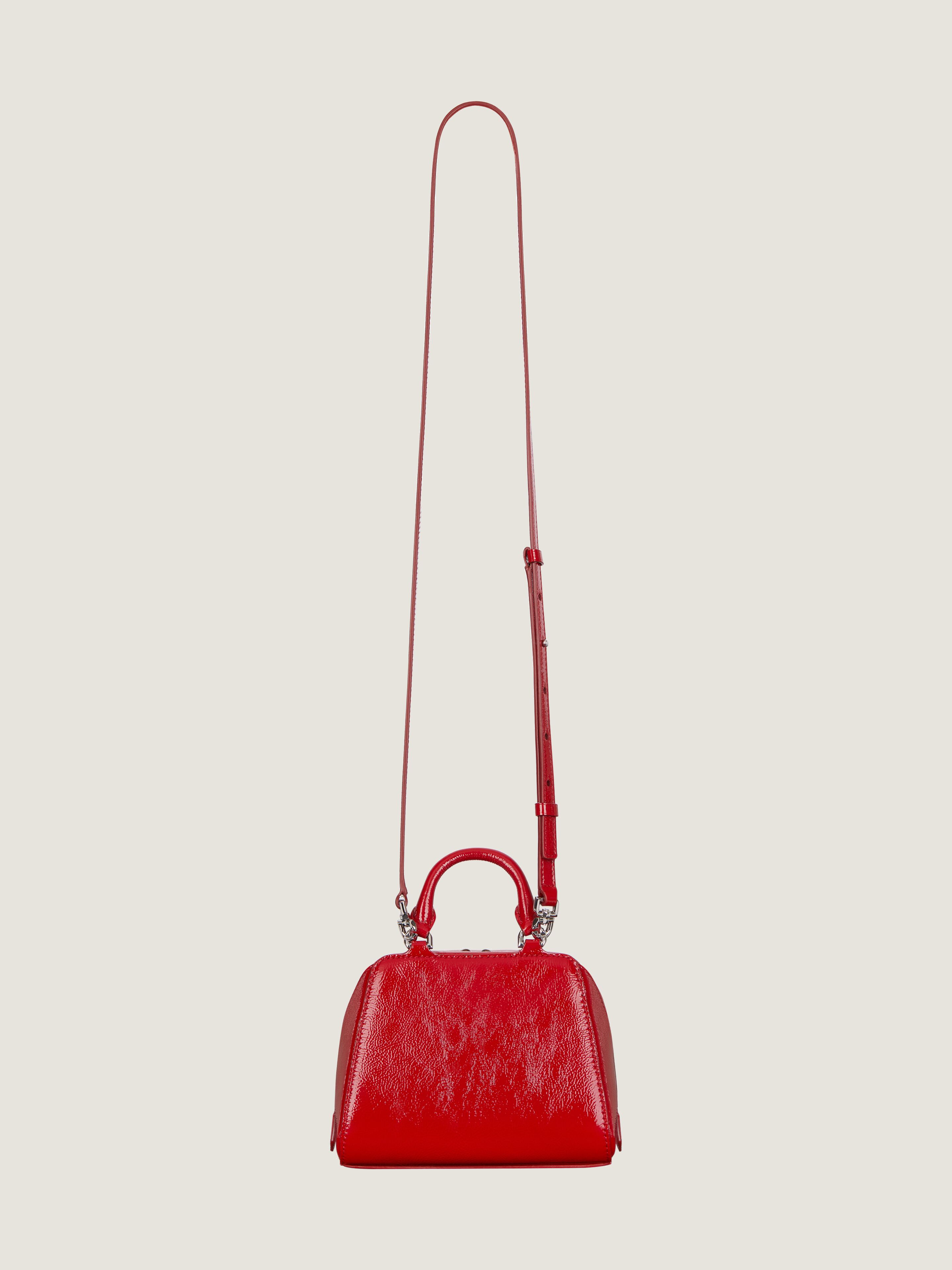 Nano Antigona Cube bag in patent leather